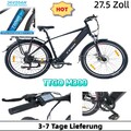 20AH E-Citybike,27.5 Zoll Elektrofahrrad 250W 36V 25KM/H 7 Gänge 120KM TTGO M300