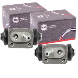 2x A.B.S. RADBREMSZYLINDER SATZ passend für HYUNDAI ATOS I10 TROMMELBREMSE