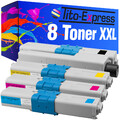 8 Toner XXL PlatinumSerie für OKI MC 342 DN MC 342 DNW C 301 DN C 321 DN C301 C3