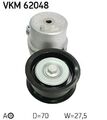 SKF VKM 62048 Spannrolle, Keilrippenriemen für INFINITI  passend für NISSAN