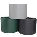 PVC Sichtschutzstreifen Doppelstabmatten Hart-PVC Grau 10 Streifen 19cm x 2,5m 