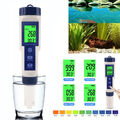 Digital PH Wert + TDS EC Wasser Messgerät Tester Meter Aquarium Pool Prüfer 0-14