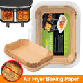 100/500stk Backpapier für Friteuse Heißluftfritteuse Grill Backofen Air fryer