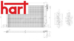 HART 606056 Kondensator für Klimaanlage Kondensator Klimaanlage für BMW 