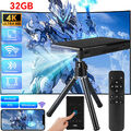 4K 3D 1080P HD Smart DLP Mini Beamer WiFi Bluetooth Projektor Android HeimkinocI