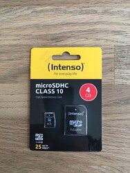Micro SDHC Speicherkarte 4 GB Class 4 inkl. SD-Adapter