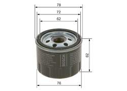 BOSCH Ölfilter F 026 407 279 Anschraubfilter für FOCUS HP HN FORD 3/4" 16 UNF-2B