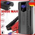 99800mAh Auto KFZ Starthilfe Jump Starter 12V Ladegerät Booster Power Bank PKW