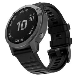 Für Garmin Fenix 8 E 7 7X 6 6X 5 5X 3HR Tactix Epix Pro Quickfit Silikon Armband