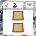 2x ORIGINAL® Champion Luftfilter für Renault Koleos I Nissan Micra IV Juke