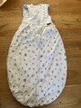 Babyschlafsack Alvi warm Winter weiß grau Sterne 100cm Birnenform