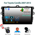 Autoradio Car Stereo GPS Navi Android 14 Für Toyota Corolla 2007-13 Carplay DAB+