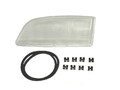 Reflektorglas mit dichtung L für VOLVO C70 I, S70, V70 I 11.96-10.05