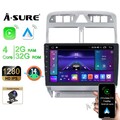 KAM 2G+32G Android 14 Autoradio Für Peugeot 307 CC 2007-2013 Carplay Navi FM DSP