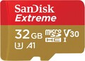 SanDisk Extreme 32 GB microSDHC Memory Card + SD Adapter with A1 App Performa***