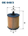 Ölfilter Filtereinsatz OE 648/3 FILTRON für CADILLAC OPEL SAAB ALFA ROMEO FIAT