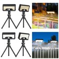 2 Pack Solarleuchte Solarlampe mit Bewegungsmelder Außen Sensor Fluter Strahler