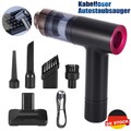 2 in 1 Mini Handstaubsauger 11000Pa Kabelloser Autostaubsauger Nass&Trocken Akku