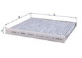 MAHLE (LAK 813) Innenraumfilter, Pollenfilter, Mikrofilter für ALFA