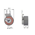 GATES Spannrolle Zahnriemen PowerGrip™ T43173 für FORD FOCUS 2 MONDEO 4 BA7 KUGA