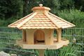 Vogelhaus V52 Lärchenholzdach Vogelhäuser Vogelfutterhaus Vogelhäuschen 