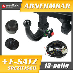 Anhängerkupplung abnehm.+ES 13p spez für Hyundai i20 BC3 ab 20 WESTFALIA