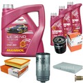 MAHLE Inspektionspaket 7 L MANNOL Legend+Ester 0W-40 für Fiat Multipla 1.9 JTD