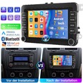 7" Autoradio Android 14 Navi RDS GPS 1G+32G für VW GOLF 5 6 Passat Touran Tiguan