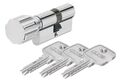 ABUS EC550 Schließzylinder mit Knauf gleichschließend inkl. 3 Wendeschlüssel 