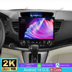 13.1"4+64G Android 14 Autoradio CarPlay GPS Navi 2K Für Honda CR-V CRV 2012-2016
