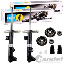 2x BILSTEIN B4 STOSSDÄMPFER + DOMLAGER VORNE für MERCEDES C-KLASSE W203 CLK W209komplett mit BILSTEIN Federbeinlager + Staubschutzsatz