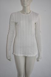 GAI + LISVA * weiches Basic Shirt langarm offwhite Bio Baumwolle INT S