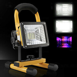 30W LED Akku Strahler Arbeitsleuchte Baustrahler Handlampe Flutlicht Fluter