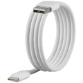 Renkforce USB-Kabel USB 2.0 USB-C® Stecker, USB-A Stecker 1.00 m Weiß mit mag...
