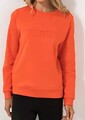 STRANDFEIN Sweatshirt Rundhalsausschnitt Logo-Prägung figurumspielend Gr.38
