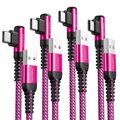 0.5M+1M+2M+3M USB C Ladekabel 3.1A Schnellladekabel usb c 4 Stück USB C Kabel...