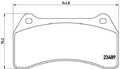 BREMBO Bremsbelagsatz, Scheibenbremse P 36 014 für JAGUAR