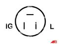 AS-PL (A6092) Lichtmaschine, Generator für SUBARU SUZUKI
