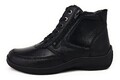 Waldläufer Hesna Damenschuhe Stiefel Schnürer Stiefelette Schwarz Freizeit