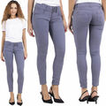 Damen Skinny Jeans Röhrenjeans Hüftjeans Hüfthose Slim Fit Hose Stretchjeans 