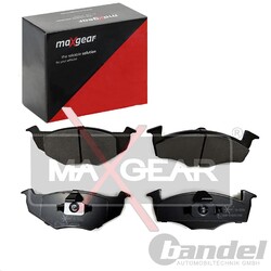 MAXGEAR BREMSBELÄGE SATZ VORDERACHSE PASSEND FÜR SEAT CORDOBA IBIZA TOLEDO VW