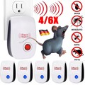 4/6x Ultraschall Mäuseschreck Moskito Ratten Abwehr Schädlingsbekämpfer Schreck