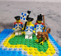 Lego Imperial Soldier - 3 Blauröcke und ein Affe