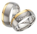 Ring Freundschaftsringe Partnerringe Verlobungsring Edelstahl Silber Gold Gravur