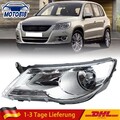 Scheinwerfer Vorne links für VW Tiguan 5N 2007-2011 H7 + LWR Stellmotor Halogen