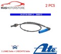 ABS SENSOR DREHZAHLFÜHLER PAAR HINTEN ATE 240710-20913 2PCS P FÜR BMW X3,E83