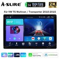 13.1" 8-Core Android 14 Autoradio 2K Carplay WiFi Für VW T5 Multivan Transporter