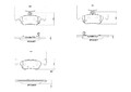 BREMBO P 28 110 Bremsbelagsatz, Scheibenbremse für HONDA