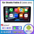 4+64G Android13 Carplay Für Skoda Fabia II 2008-2013 Autoradio GPS Navi SWC DAB+