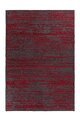 Kalevi 125 Rot Teppich 160x230cm Used-Look Flachgewebe Robust Zeitlos